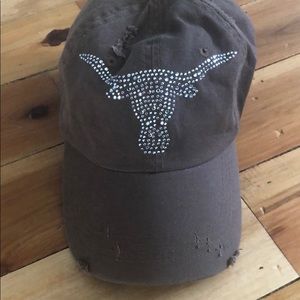 Brown longhorn hat